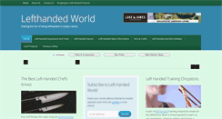 Desktop Screenshot of lefthandedworld.net